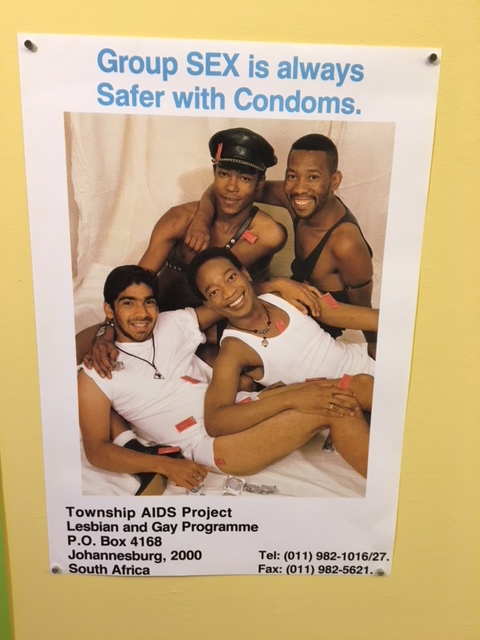 Poster van het Township Aids Project, Soweto